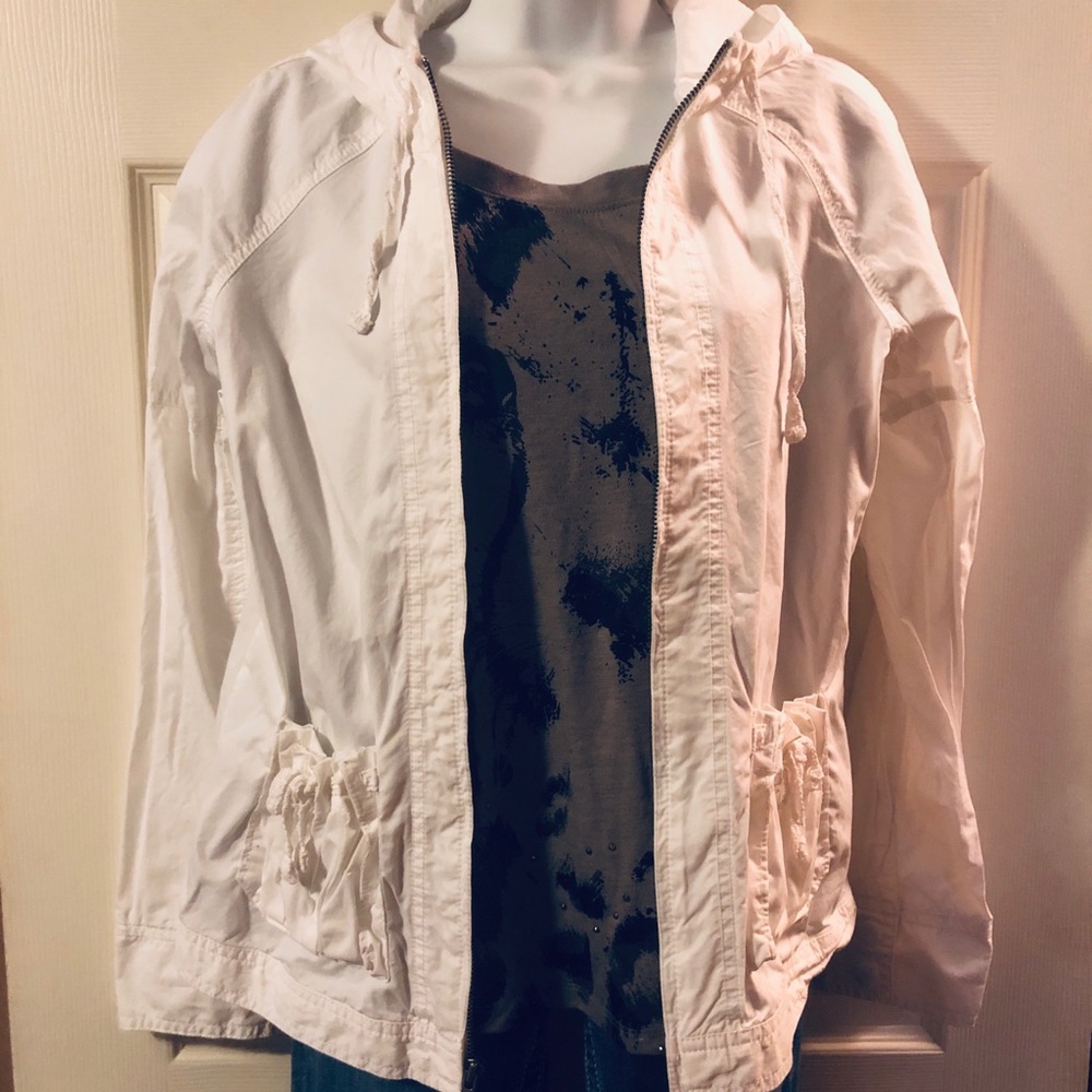 Old Navy White Light Weight Jacket